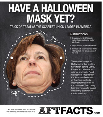Trick or Treat as the scariest Union Leader in America - Randi Weingarten